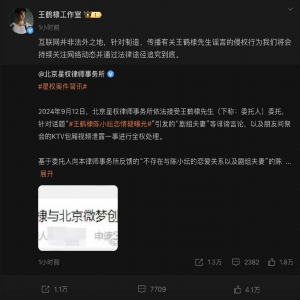 被王鹤棣起诉的八卦媒体回应起诉：“打输了就要删除！基本都变成劣质艺人了！哈哈哈！”